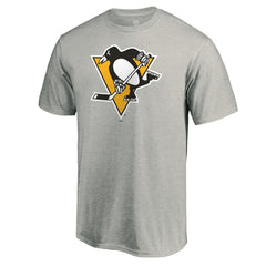 Pittsburgh Penguins Team Primary Logo 2 T-Shirt - Ash | NHL online