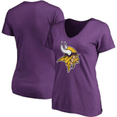 Minnesota Vikings Women's Primary Team Logo T-Shirt - Purple - NFL