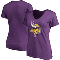 Minnesota Vikings Women's Primary Team Logo T-Shirt - Purple - NFL