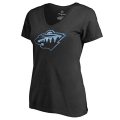 Minnesota Wild Women's Pond Hockey T-Shirt - Black | NHL on sale
