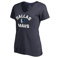 Dallas Mavericks Women's Overtime V-Neck T-Shirt Navy