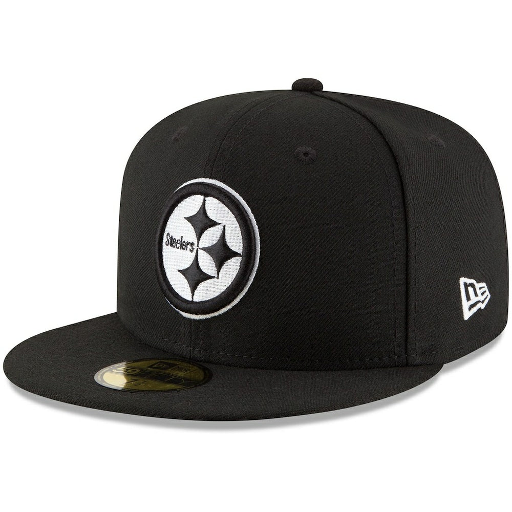 Pittsburgh Steelers New Era B-Dub 59FIFTY Fitted Hat - Black - NFL