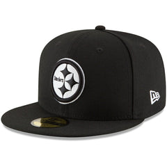 Pittsburgh Steelers New Era B-Dub 59FIFTY Fitted Hat - Black - NFL
