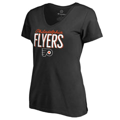 Philadelphia Flyers Women's Nostalgia T-Shirt - Black | NHL on sale