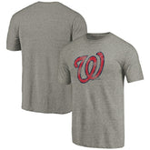Washington Nationals Distressed Team Tri-Blend T-Shirt Outlet