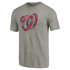 Washington Nationals Distressed Team Tri-Blend T-Shirt Outlet