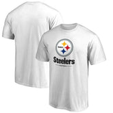 Pittsburgh Steelers Team Lockup 2 T-Shirt - White - NFL
