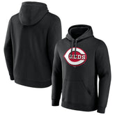 Cincinnati Reds Official Logo Fitted Pullover Hoodie Online
