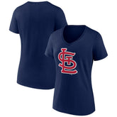 St. Louis Cardinals Women's Secondary Color Primary Logo T-Shirt Online