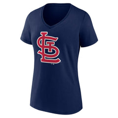 St. Louis Cardinals Women's Secondary Color Primary Logo T-Shirt Online