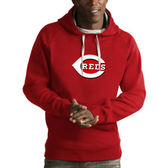 Cincinnati Reds Antigua Victory Pullover Hoodie Outlet