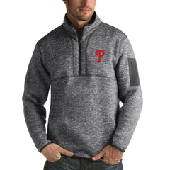 Philadelphia Phillies Antigua Fortune Half-Zip Sweater Sale