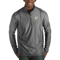 Milwaukee Brewers Antigua Tempo Half-Zip Pullover Jacket for sale