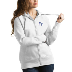 Kansas City Royals Antigua Women's Victory Full-Zip Hoodie Near Me