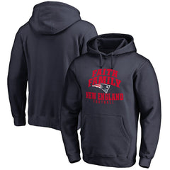 New England Patriots Faith Family Pullover Hoodie - Navy - NFL