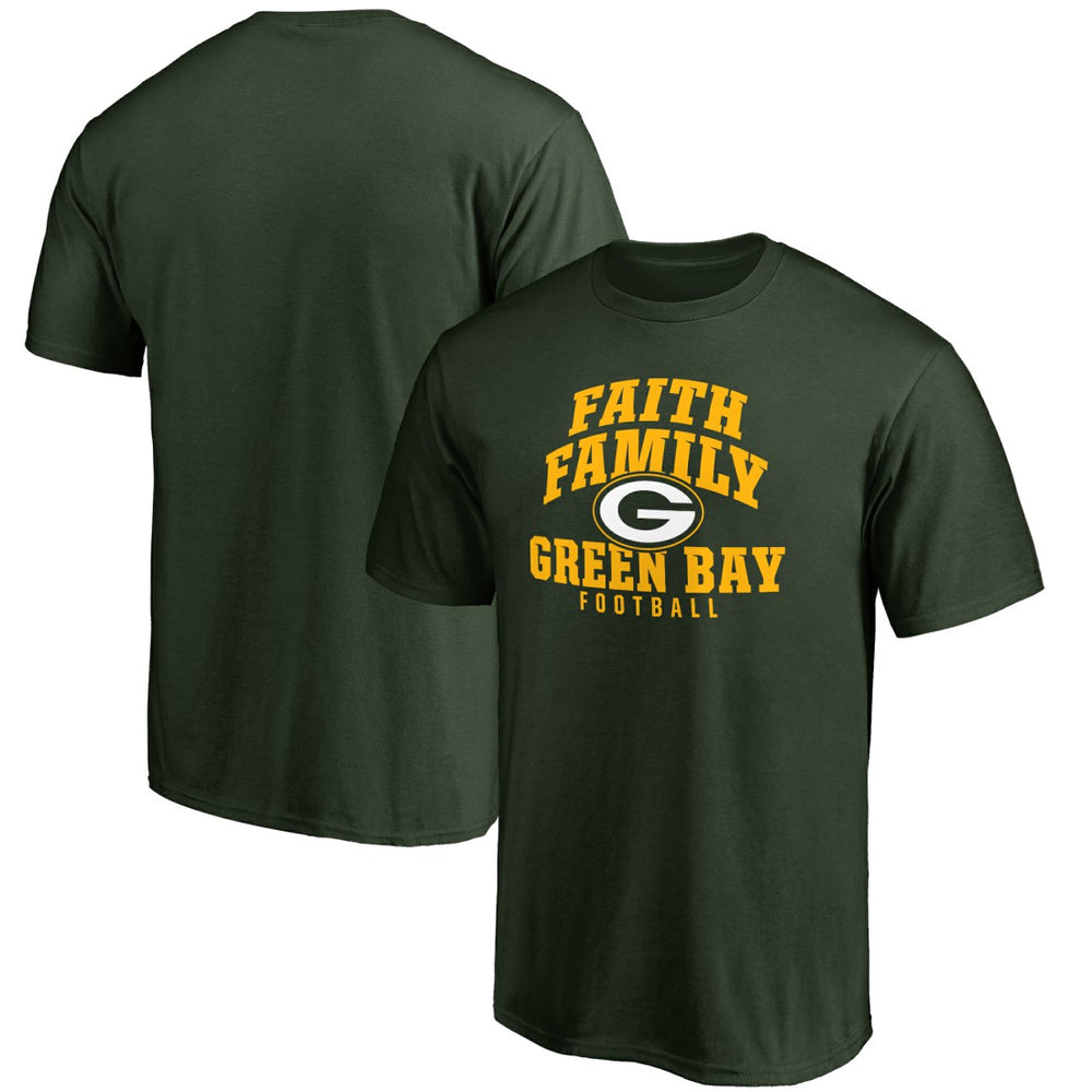 Green Bay Packers Faith Family T-Shirt - Green - NFL
