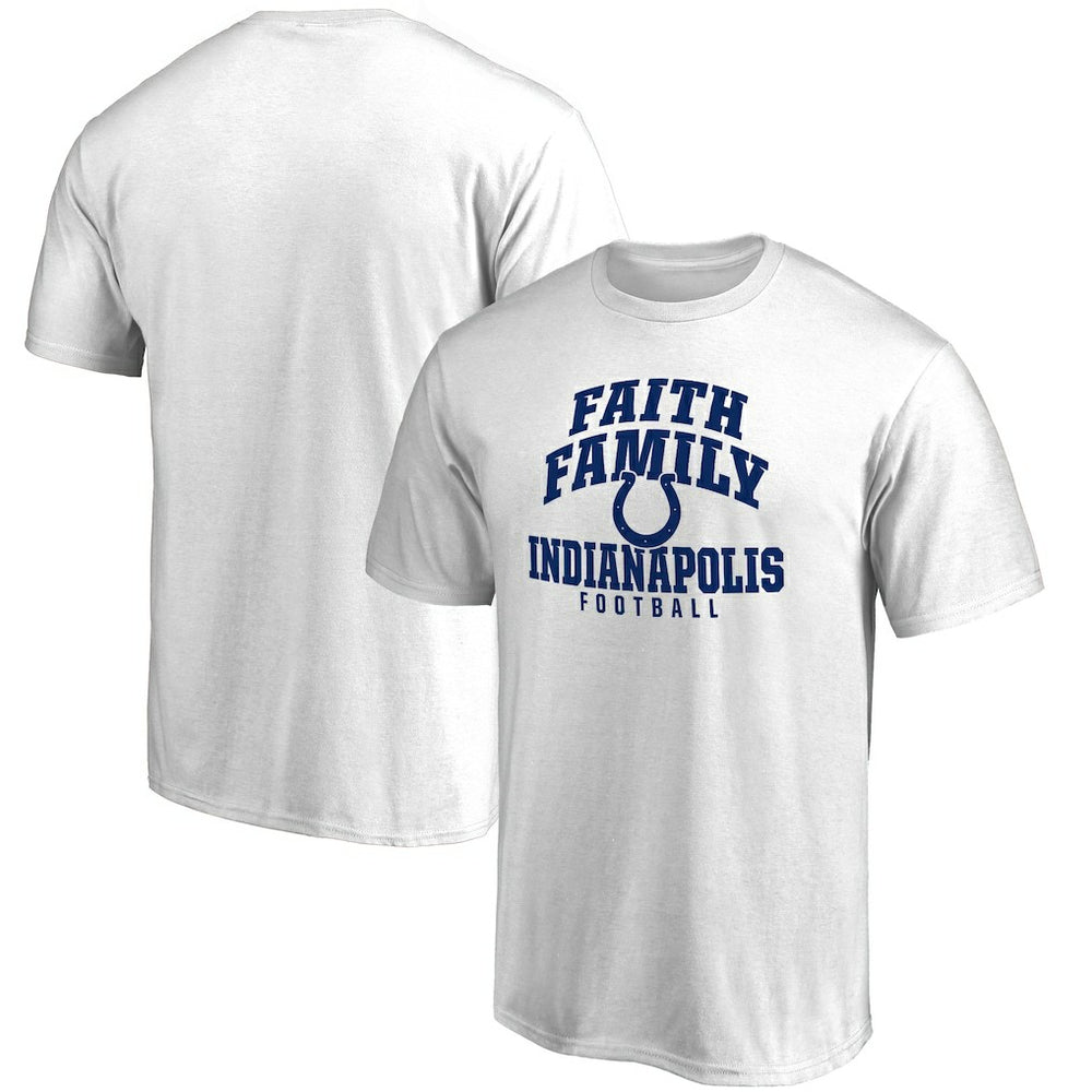 Indianapolis Colts Faith Family T-Shirt - White - NFL