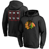 Chicago Blackhawks Raise the Banner Pullover Hoodie - Black | NHL Lifestyle
