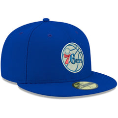 New Era Philadelphia 76ers Team Color 59FIFTY Fitted Hat Royal