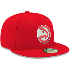 New Era Atlanta Hawks Team Color 59FIFTY Fitted Hat Red