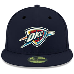New Era Oklahoma City Thunder Team Color 59FIFTY Fitted Hat Navy