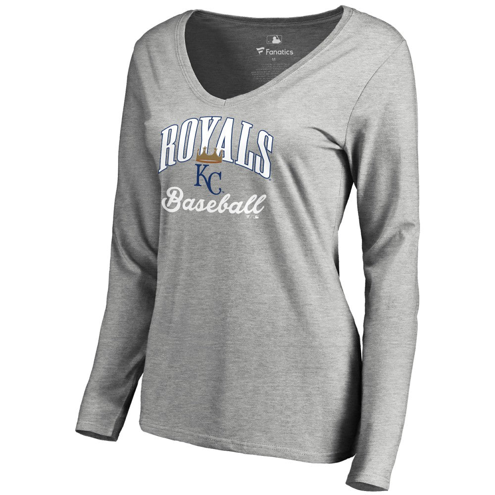Kansas City Royals Women's Victory Script Long Sleeve T-Shirt for sale
