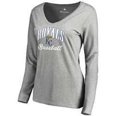 Kansas City Royals Women's Victory Script Long Sleeve T-Shirt for sale