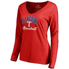 Texas Rangers Women's Victory Script Long Sleeve T-Shirt Near Me