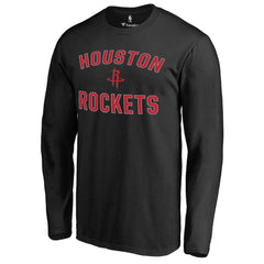 Houston Rockets Victory Arch Long Sleeve T-Shirt Black