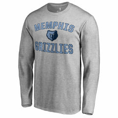 Memphis Grizzlies Victory Arch Long Sleeve T-Shirt Ash