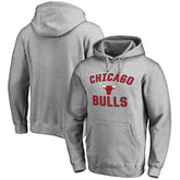 Chicago Bulls Victory Arch Pullover Hoodie Ash