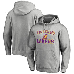 Los Angeles Lakers Victory Arch Pullover Hoodie Ash