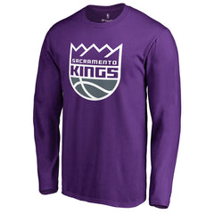 Sacramento Kings Primary Logo 2 Long Sleeve T-Shirt Purple