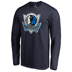 Dallas Mavericks Primary Logo Long Sleeve T-Shirt Navy