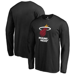 Miami Heat Primary Logo Long Sleeve T-Shirt Black