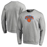New York Knicks Primary Logo Sweatshirt Heathered Gray