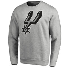 San Antonio Spurs Primary Logo Sweatshirt Heathered Gray