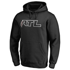 Atlanta Falcons Alternate Logo Pullover Hoodie - Black - NFL