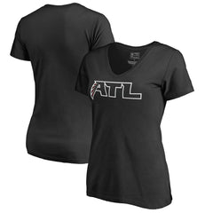Atlanta Falcons Women's Alternate Logo T-Shirt - Black - NFL