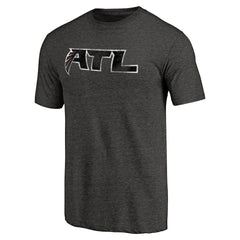 Atlanta Falcons Alternate Logo Tri-Blend T-Shirt - Black - NFL