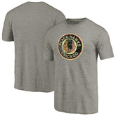 Chicago Blackhawks Throwback Logo 1937-1938 Tri-Blend T-Shirt - Ash | NHL Clearance