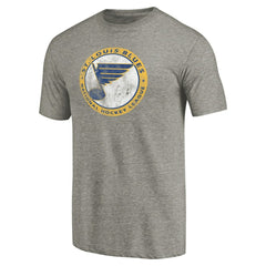 St. Louis Blues Throwback Logo 1970 Tri-Blend T-Shirt - Ash | NHL on sale