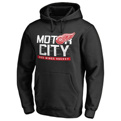 Detroit Red Wings Hometown Collection Motor City Pullover Hoodie - Black | NHL near me
