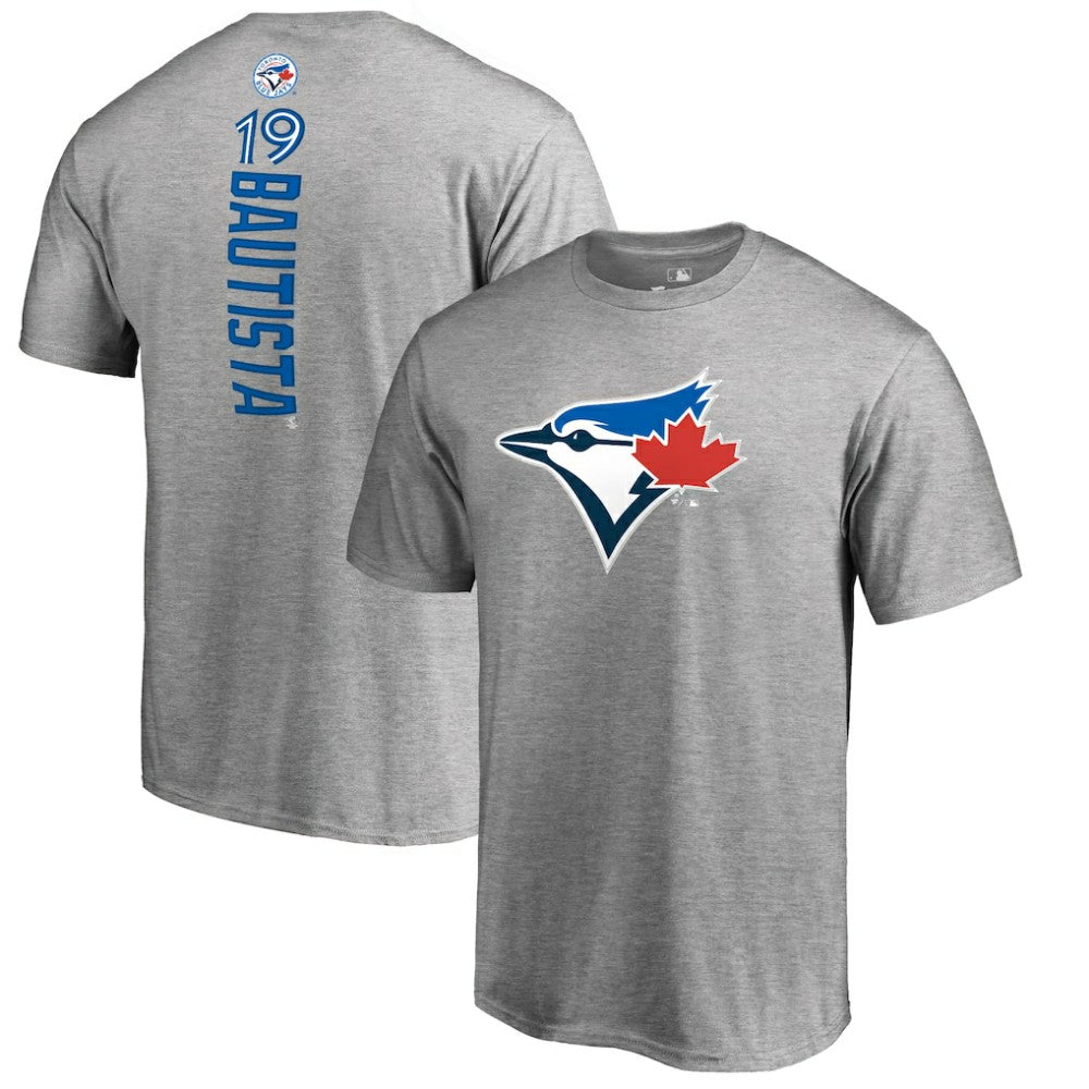 Jose Bautista Toronto Blue Jays Backer Name & Number T-Shirt Sale