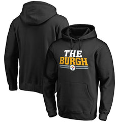 Pittsburgh Steelers Hometown Collection The Burgh Pullover Hoodie - Black - NFL