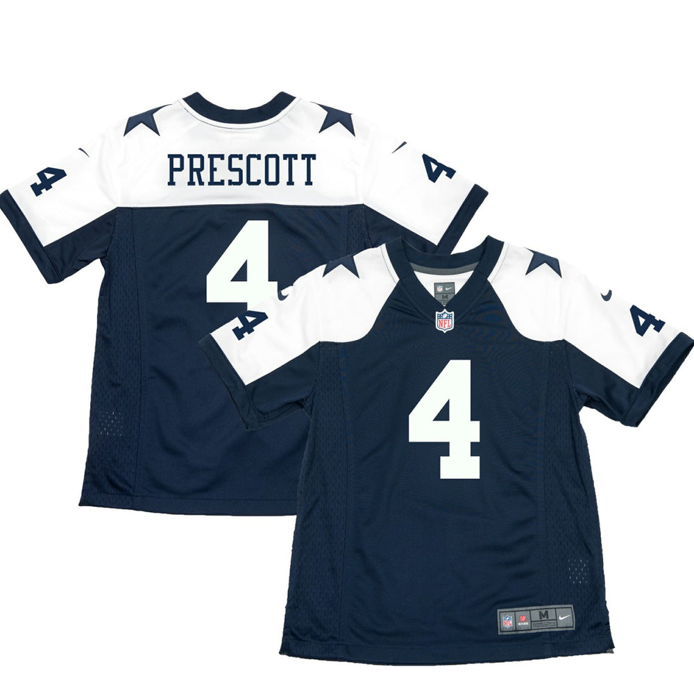 Dak Prescott Dallas Cowboys Youth Throwback Game Jersey - Navy - Nike