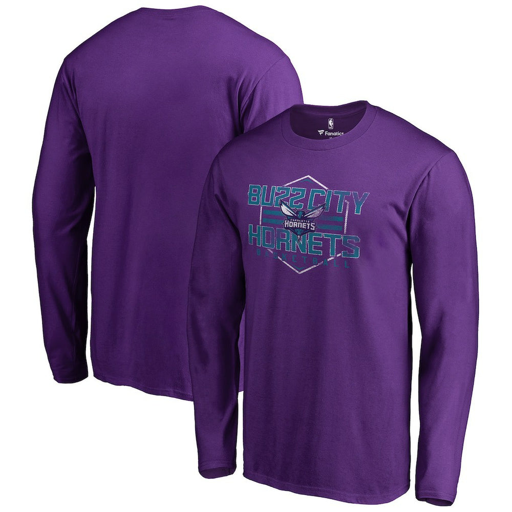 Charlotte Hornets Hometown Collection The Nest Long Sleeve T-Shirt Purple