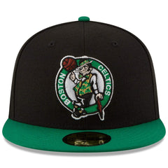 New Era Boston Celtics Team Color 2Tone 59FIFTY Fitted Hat Black/Green