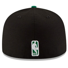 New Era Boston Celtics Team Color 2Tone 59FIFTY Fitted Hat Black/Green
