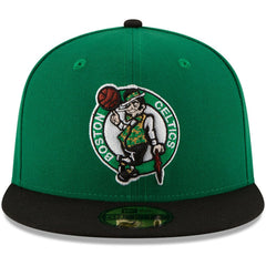 New Era Boston Celtics Team Color 2Tone 59FIFTY Fitted Hat Green/Black